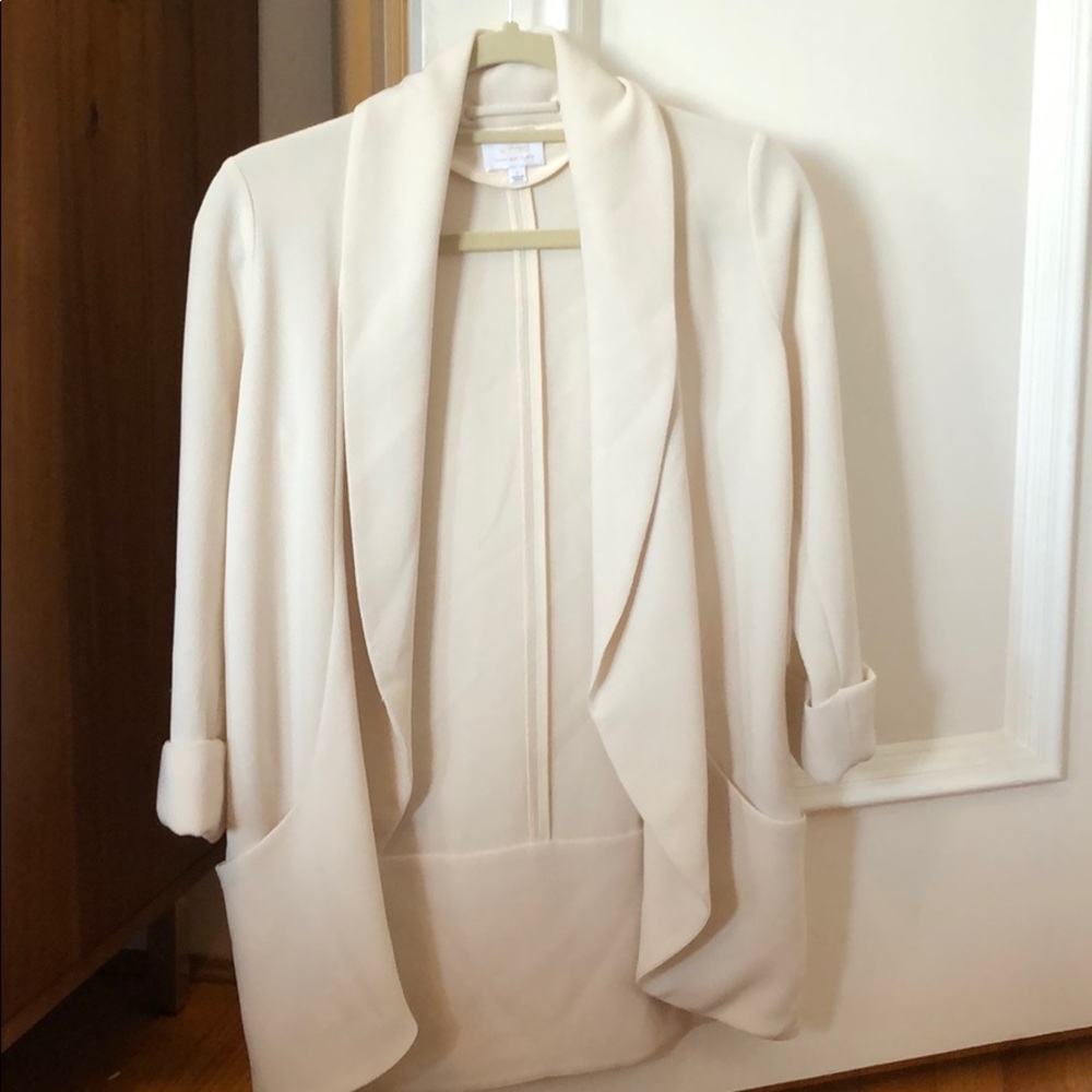 Cream Aritzia Blazer by Wilfred
